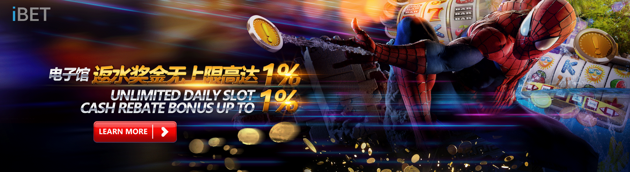 i8 (iBET) Unlimited Daily Slot game 1% Cash Rebate Bonus iBET Unlimited Daily Slot game 1% Cash Rebate Bonus